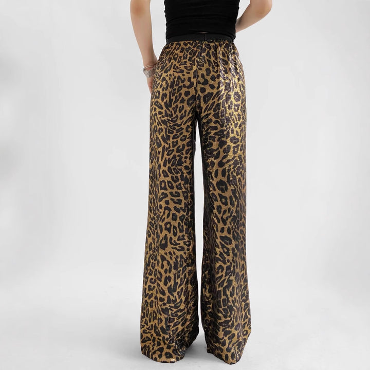 Damen elegante Leoparden-Hose Drune
