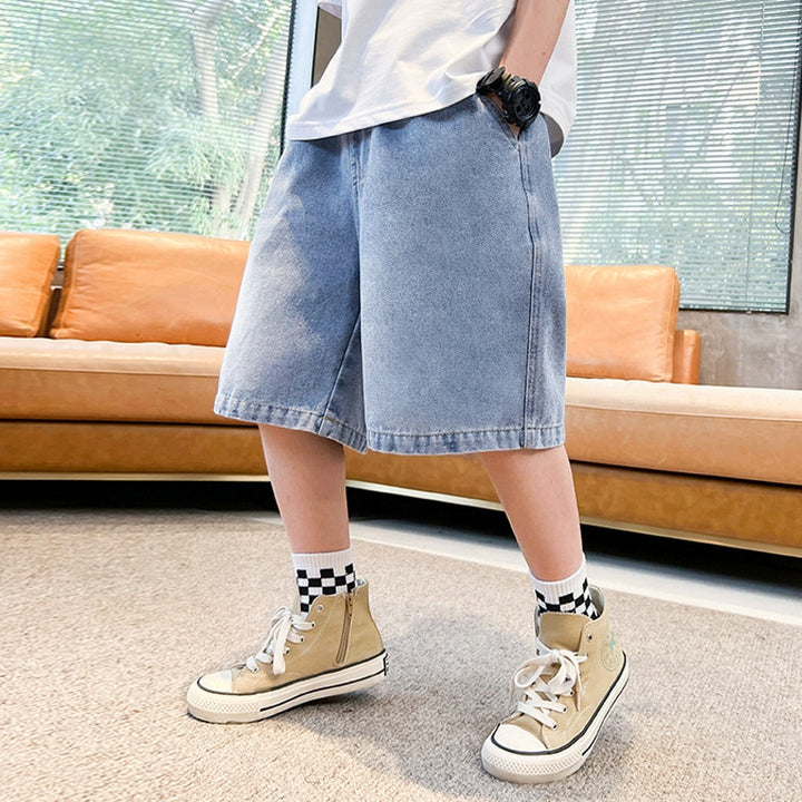 Unisex Denim-Shorts im lässigen Schnitt Drune