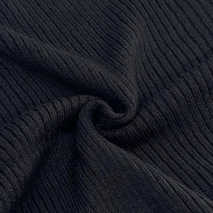 Damen lässiges Strickkleid mit Ribstruktur und weitem Schnitt Drune