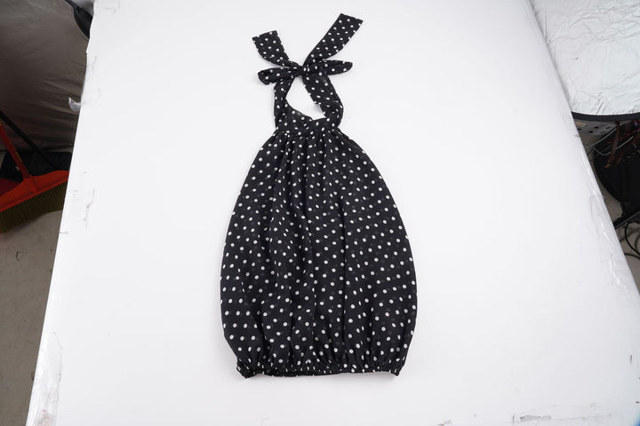 Damen Spaghetti-Trägertop mit modischem Punkten Design und Schleifenakzenten Drune