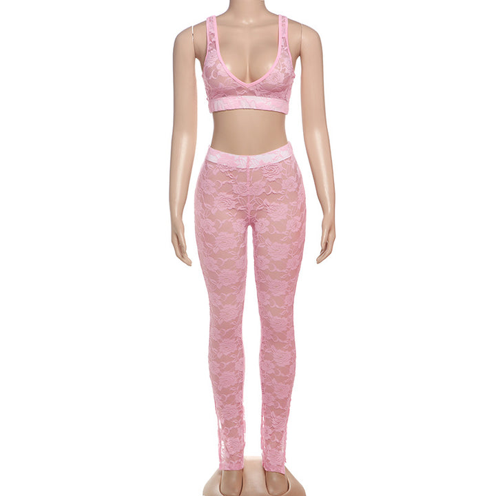 Damen Spitzen-Set Drune