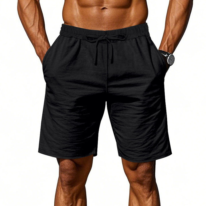 Herren lässige Jersey-Shorts mit elastischem Bund und praktischen Taschen Drune