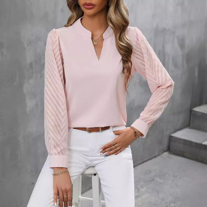 Damen Bluse mit raffinierten Ärmeln Drune