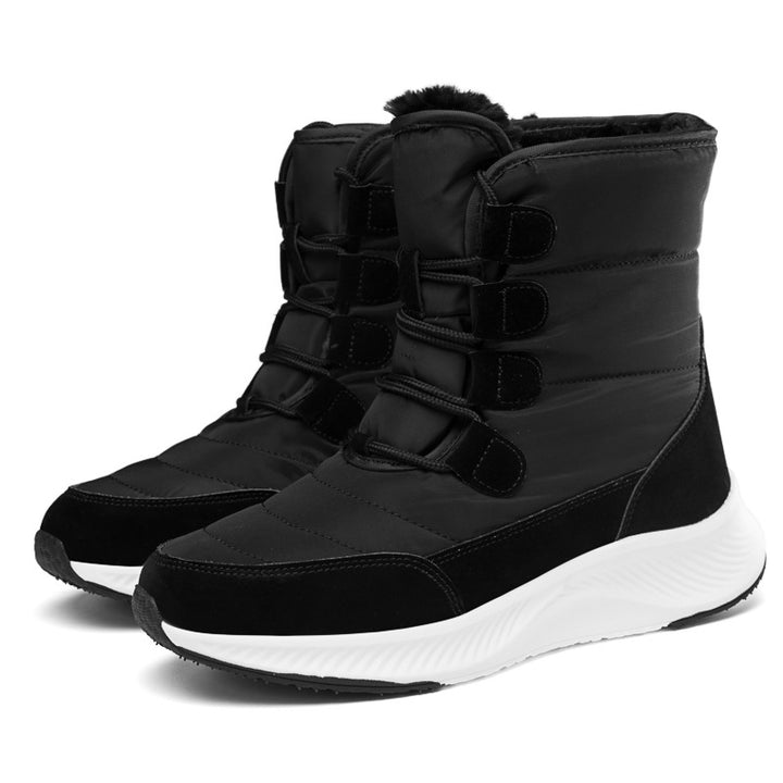 Damen Winterliche Sneaker Boots mit isolierendem Innenfutter und rutschfester Sohle Drune