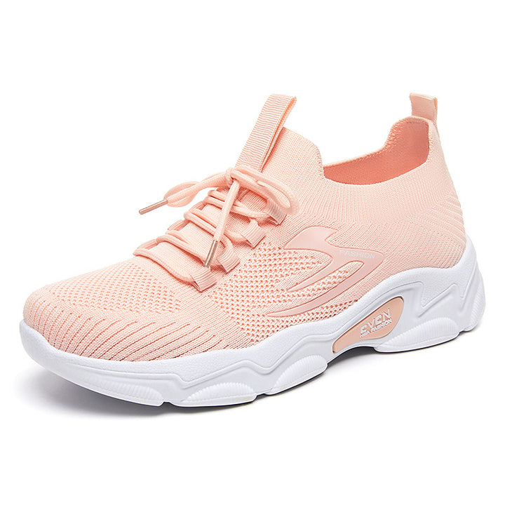 Damen nan minimalistischer Strick-Sockensneaker mit strukturiertem 3D-Obermaterial, anatomischem Memory-Fußbett und profiliertem EVA-Plateau Drune