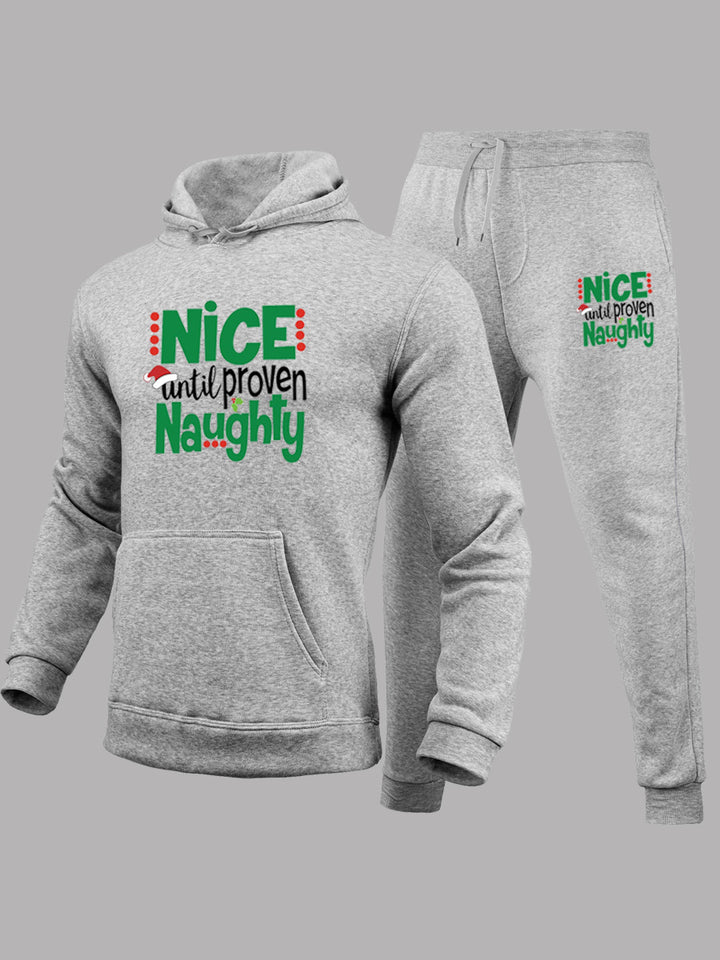 Damen Hoodie und Jogginghose Set mit humorvollem Aufdruck Drune