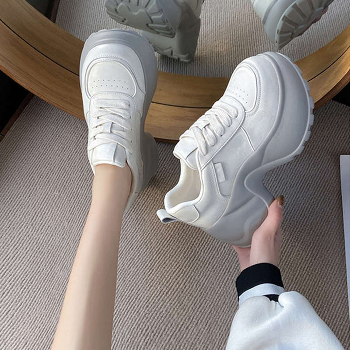 Damen Chunky Sneakers mit ergonomischer Dämpfung und sportlichem Profil Drune