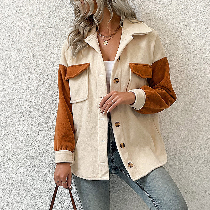 Damen Freizeitjacke mit praktischen Taschen und gemütlichem Stoff Drune