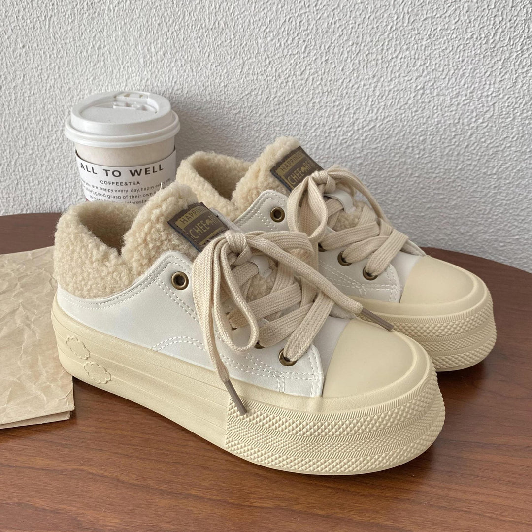 Damen Bequeme Sneakers mit kuscheligem Innenfutter und strapazierfähiger Sohle Drune