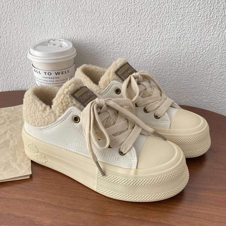 Damen Bequeme Sneakers mit kuscheligem Innenfutter und strapazierfähiger Sohle Drune