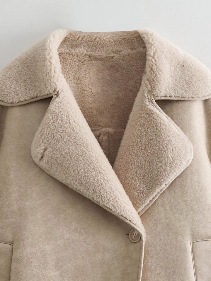 Drune | Klassische Kurze Lederjacke Damen