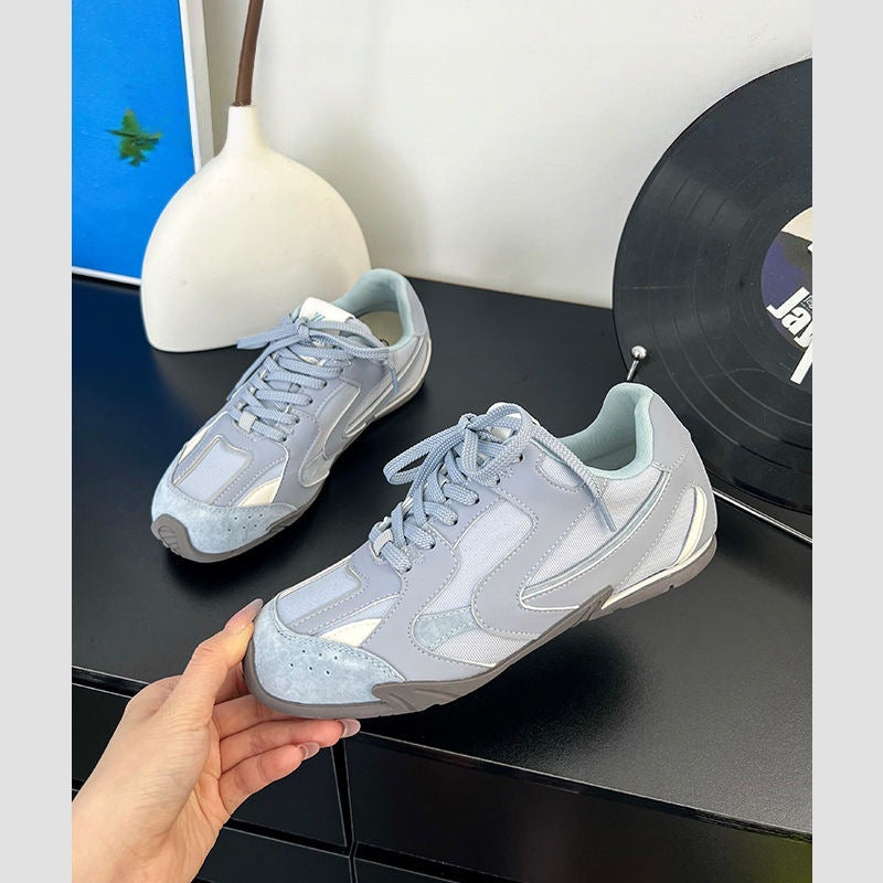 Damen Sportliche Sneakers mit atmungsaktivem Obermaterial und gepolsterter Innensohle Drune