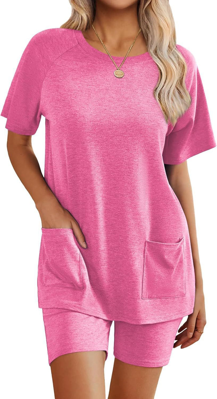 Damen Loungewear-Set mit angenehm weitem Schnitt und praktischen Taschen Drune