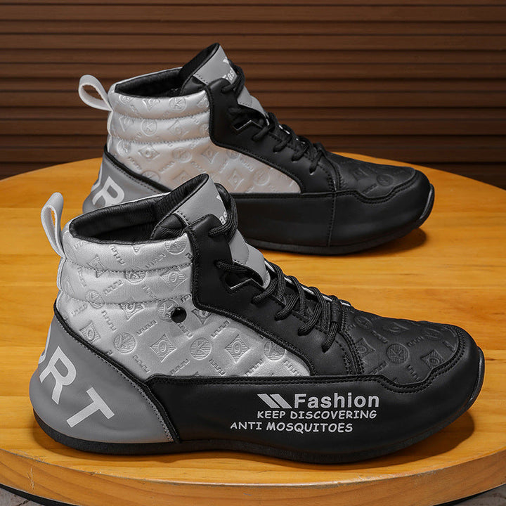 Damen Sportliche High-Top Sneakers mit robuster Sohle und schützendem Material Drune
