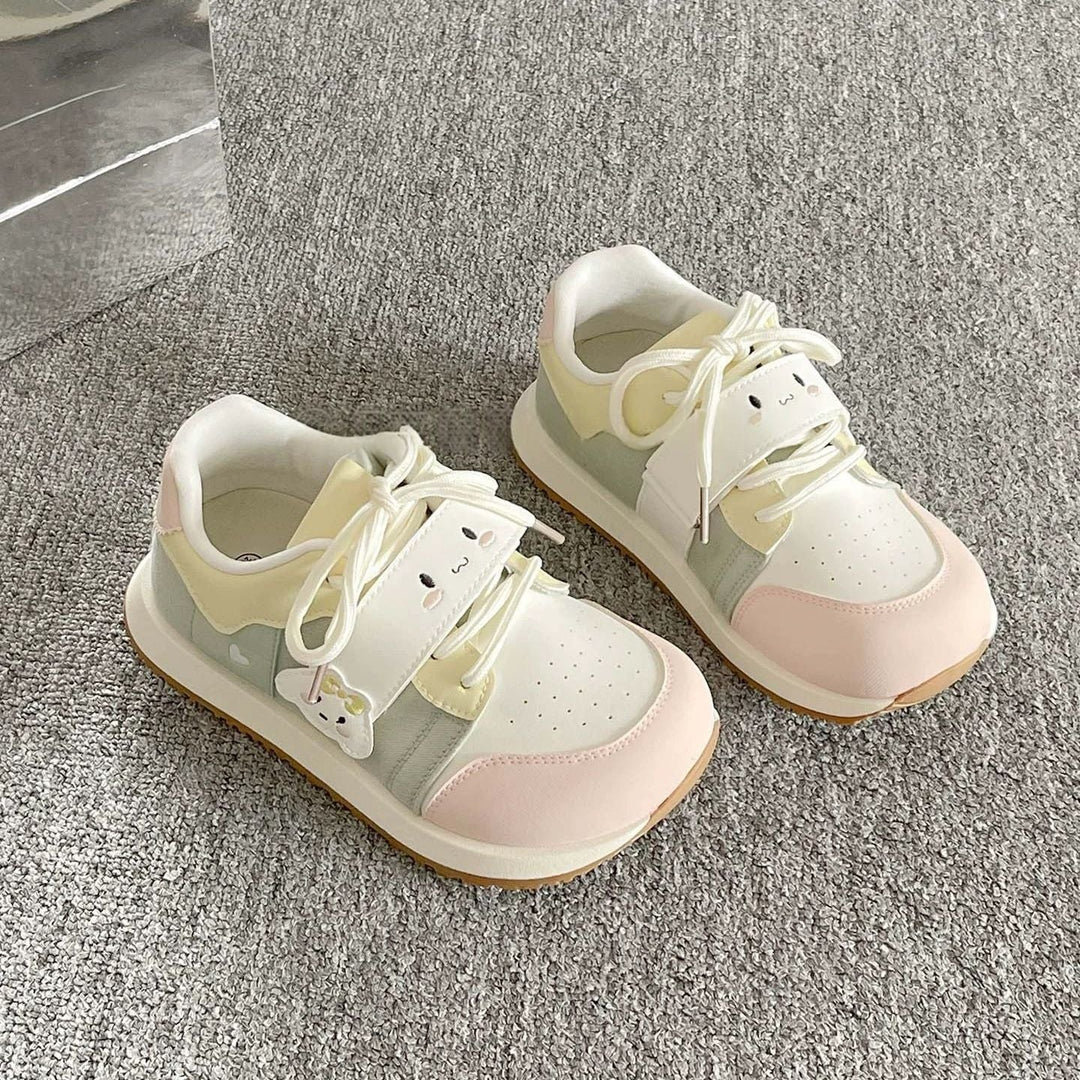 Damen Kindersneaker mit niedlichem Tierdesign und praktischem Klettverschluss Drune