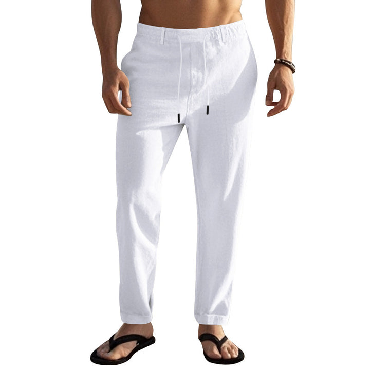 Herren Bequeme Strandhose mit elastischem Bund und praktischen Seitentaschen Drune