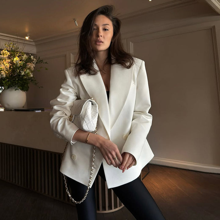 Damen eleganter Oversize-Blazer Drune