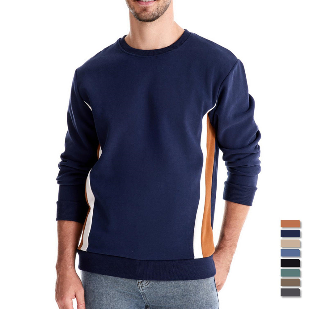 Herren Freizeit-Sweatshirt mit modernem Farbblockdesign Drune