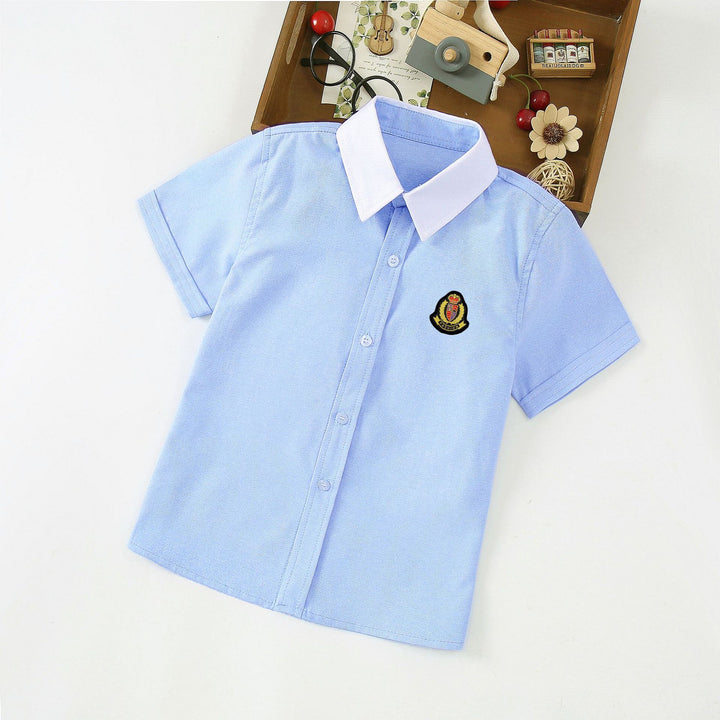 Jungen Elegantes Kurzarmhemd mit Fliege Drune