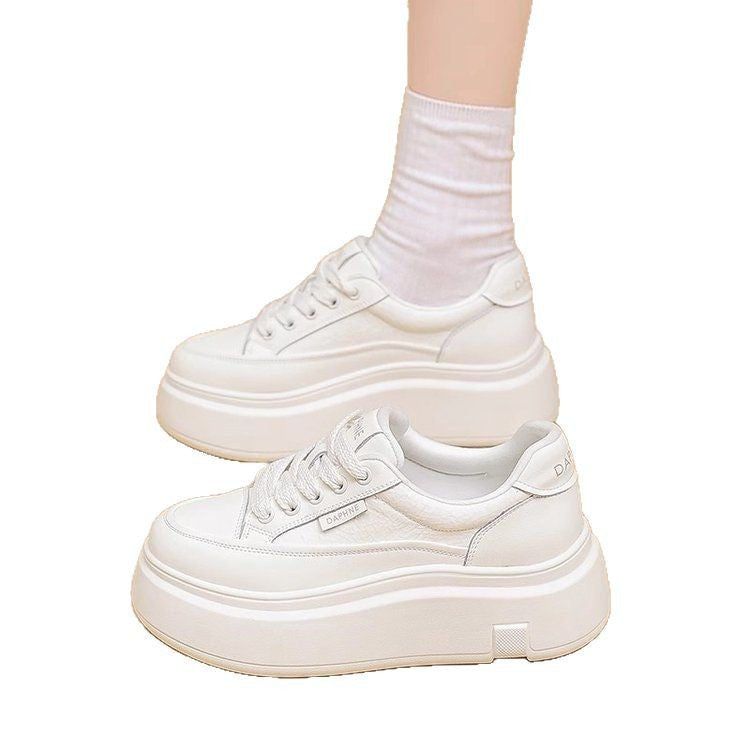 Damen Chunky Sneakers mit hohem Plateau und strapazierfähiger Verarbeitung Drune