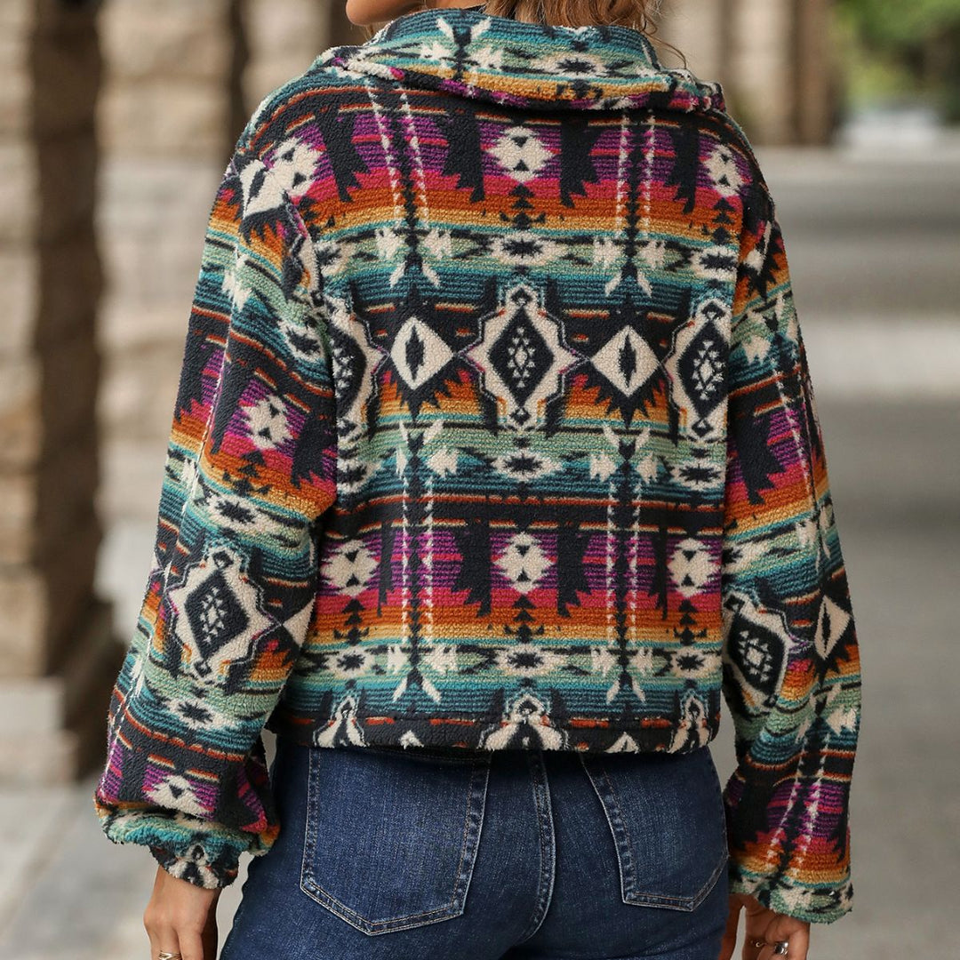 Drune | Print Bomberjacke - Lebhaftes Statement-Stück - Weiches Material - Lässiger Chic