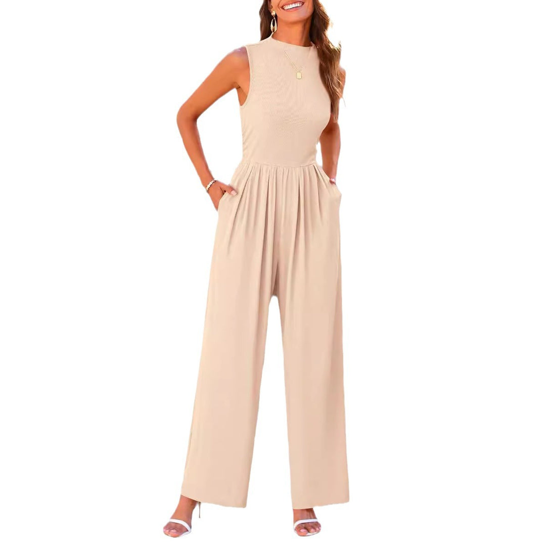 Damen Jumpsuit mit elegantem Wickel-Design Drune