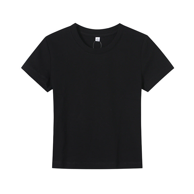 Damen Basic T-Shirt mit Rundhalsausschnitt und atmungsaktivem Material Drune