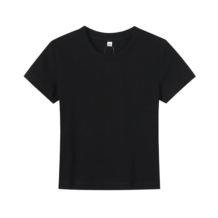 Damen Basic T-Shirt mit Rundhalsausschnitt und atmungsaktivem Material Drune