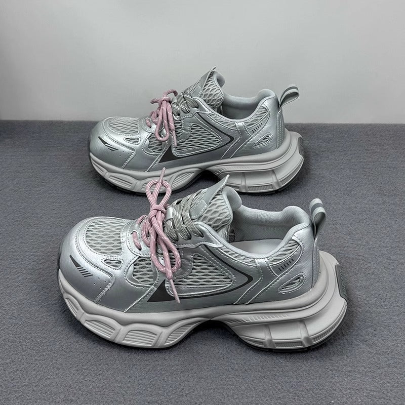 Damen Sportliche Sneakers mit atmungsaktiver Mesh-Oberfläche von Drune