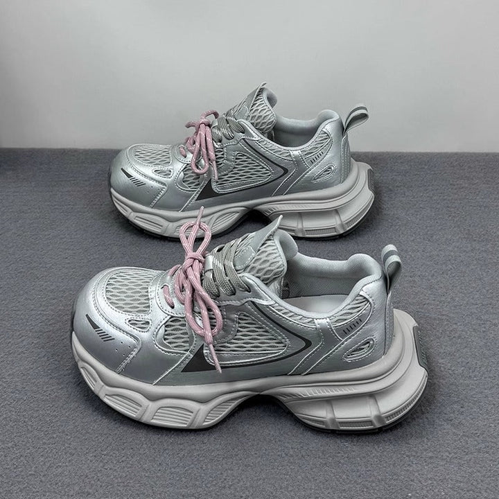 Damen Sportliche Sneakers mit atmungsaktiver Mesh-Oberfläche von Drune