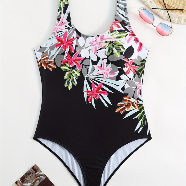 Damen Einteiler mit floralem Muster Drune