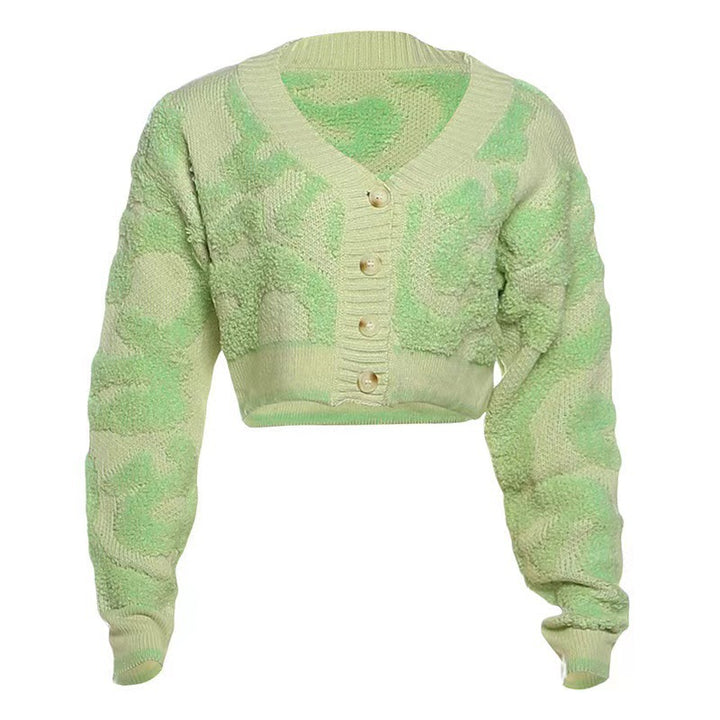Damen cropped Sweater Drune