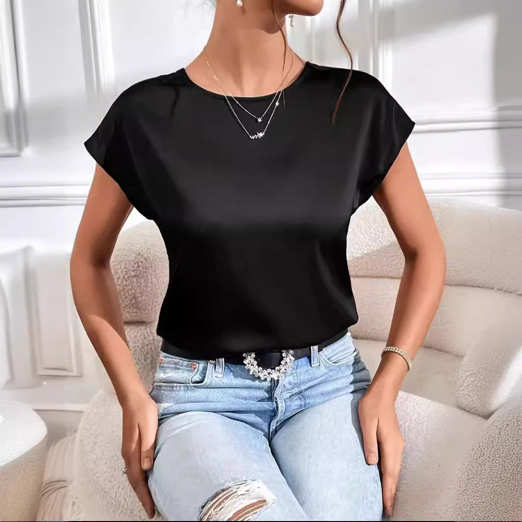 Damen Elegantes Oversized-T-Shirt aus hochwertigem Material Drune