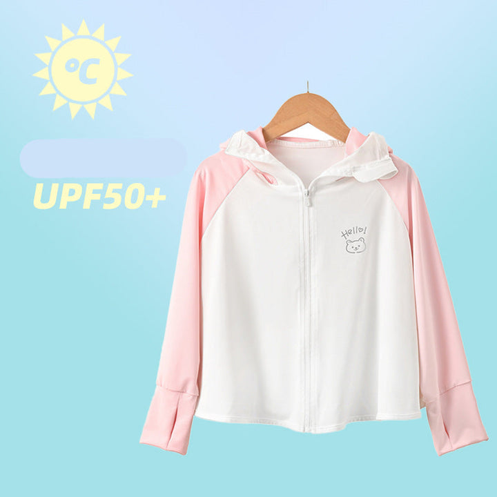 Damen leichte UV-Schutzjacke mit Kapuze Drune