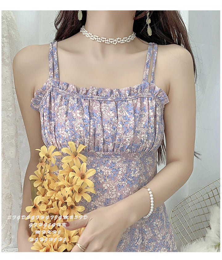Damen Chiffonbluse mit voluminösen Rüschensäumen Drune