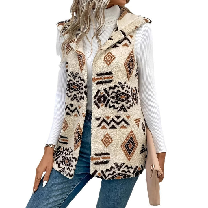 Damen Weste mit geometrischem Muster Drune