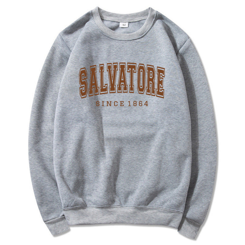 Damen Sweatshirt mit Vintage-Print und komfortablem Schnitt Drune