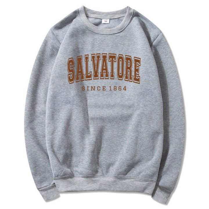 Damen Sweatshirt mit Vintage-Print und komfortablem Schnitt Drune