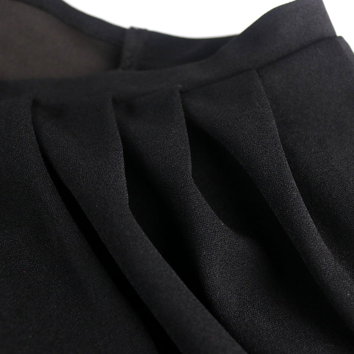 Damen Figurbetontes Peplum Kleid mit Off-Shoulder Ausschnitt Drune
