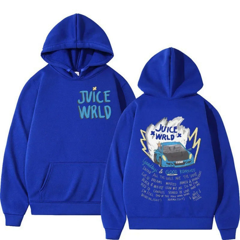 Damen Kapuzenpullover mit kreativem Grafikdesign und inspirierendem Schriftzug Drune