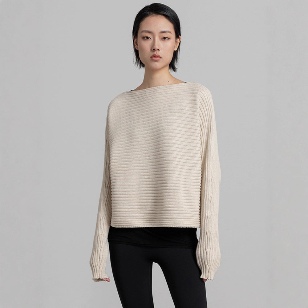 Damen gemütlicher und stylischer Strickpullover Drune