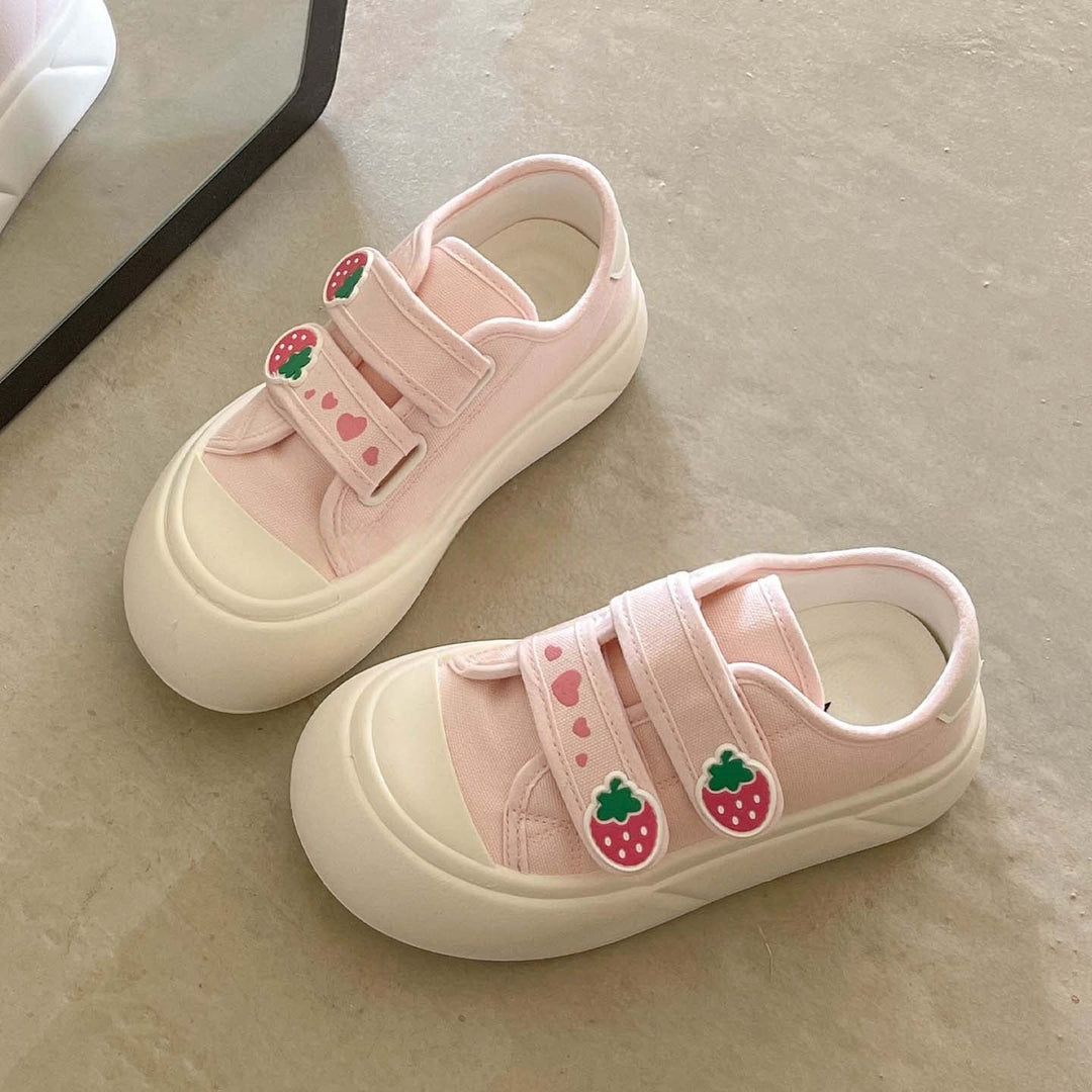 Damen bequeme und verspielte Sneaker mit Klettverschluss von Drune
