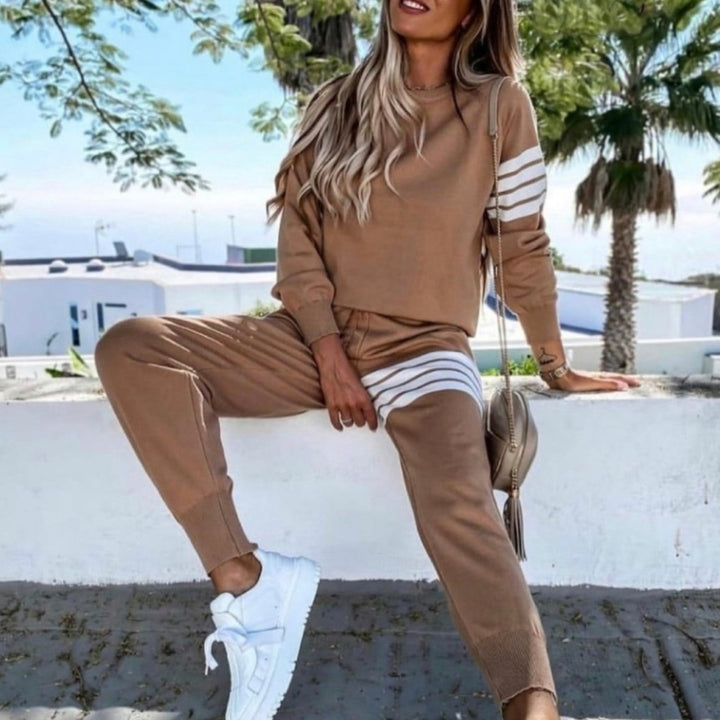 Damen Elegantes und lässiges Lounge-Set mit weitem Schnitt Drune