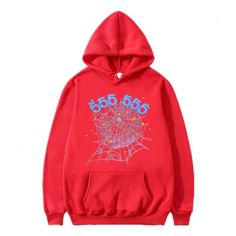 Damen Hoodie mit kreativem Spinnennetz-Motiv Drune