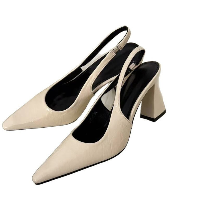 Damen Slingpumps mit Blockabsatz Drune