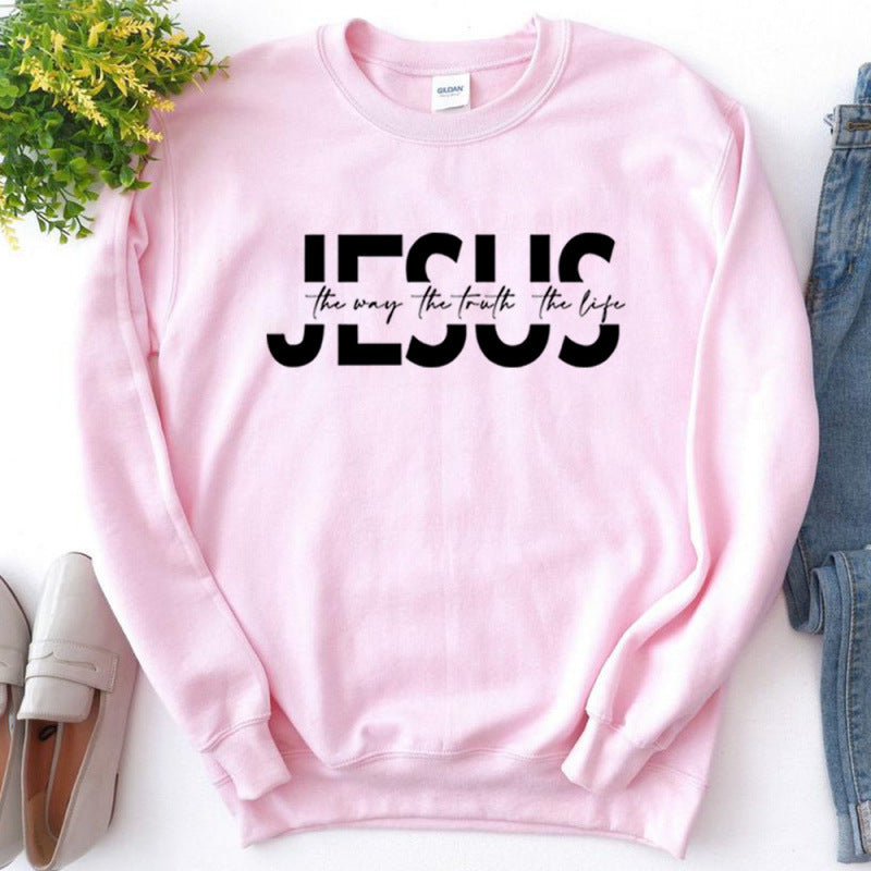 Damen lässiger Sweatshirt mit inspirierendem Spruch und hohem Tragekomfort Drune