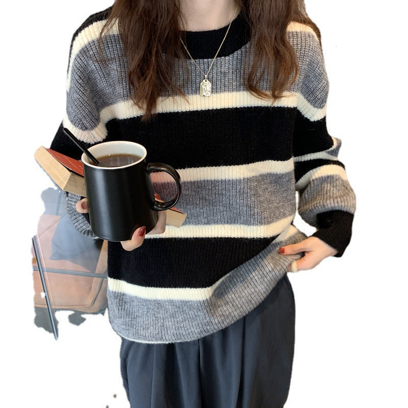 Damen Oversize Strickpulli Drune