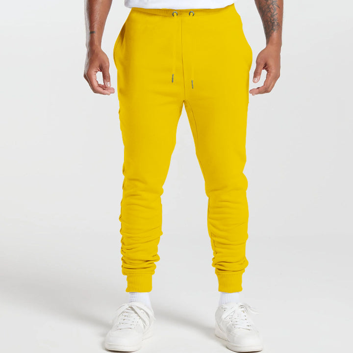 Herren Sportsweatpants mit gestreifen elastischen Bündchen und praktischen Seitentaschen Drune
