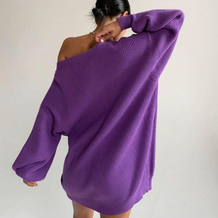 Damen Strickcardigan mit oversized Schnitt und dekorativen Knöpfen Drune