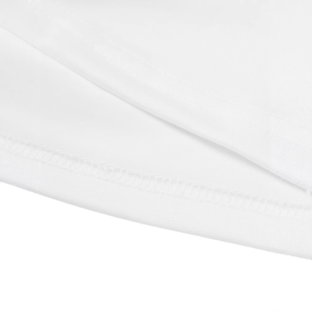 Damen Crop-T-Shirt mit fesselndem Statementdruck Drune